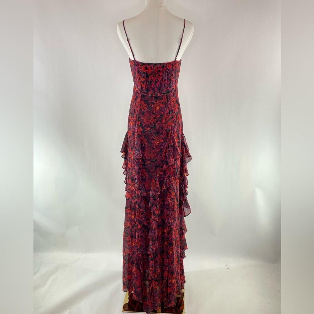 Cinq à Sept Stargazer Lillies Glenda Gown, 0 - Picture 12 of 17